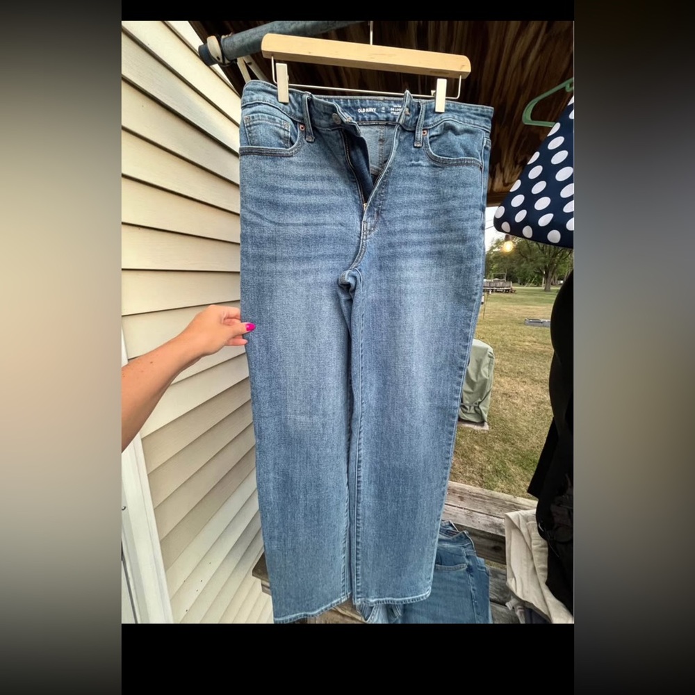 Old Navy Light Blue Women's Straight Leg Jeans